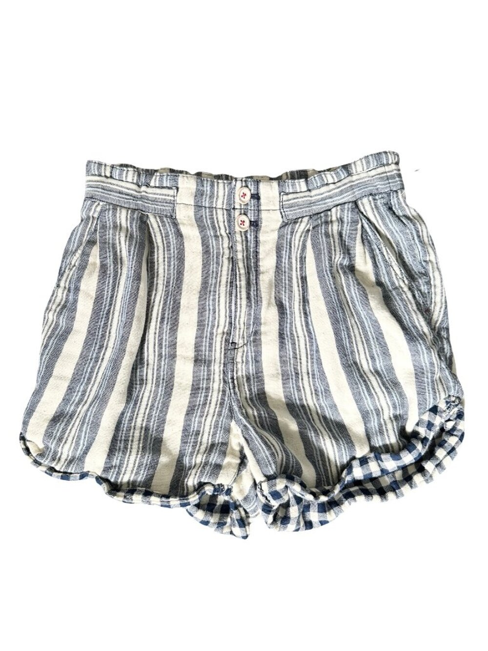 Pilcro Anthropologie Everyday Shorts Gauzy Nautical Striped Size 26 US 2 4 C cla